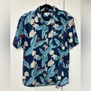 XL Sonoma Tropical Blue Hawaiian Shirt